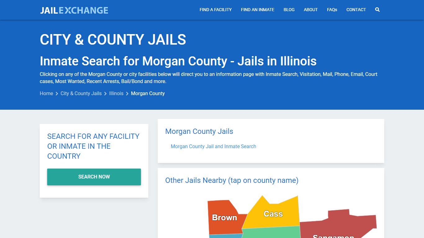 Inmate Search for Morgan County | Jails in Illinois - Jail Exchange